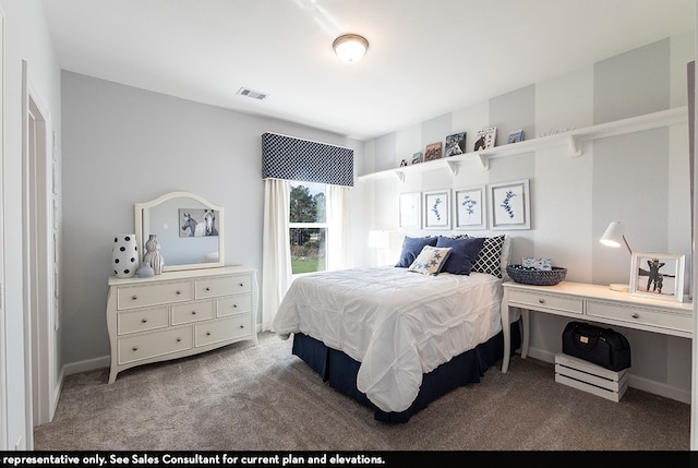 bedroom with carpet flooring