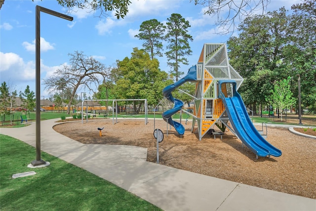 view of communal playground