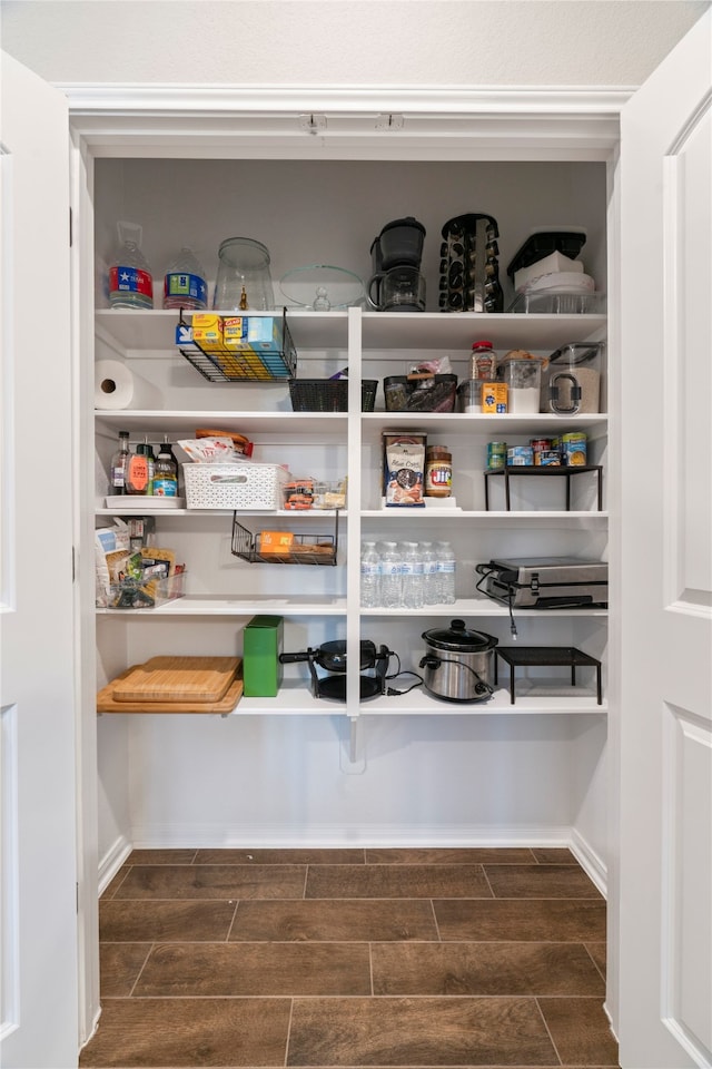 view of pantry