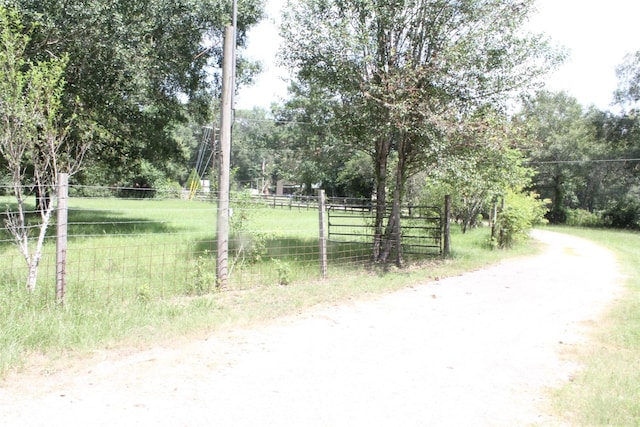 view of road