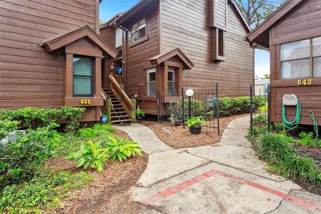 view of entrance to property