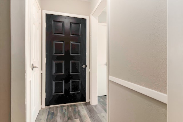 interior space featuring hardwood / wood-style floors