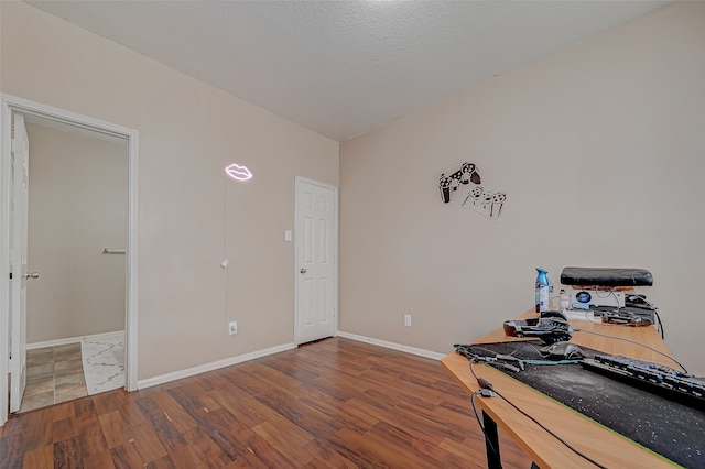 interior space featuring hardwood / wood-style flooring