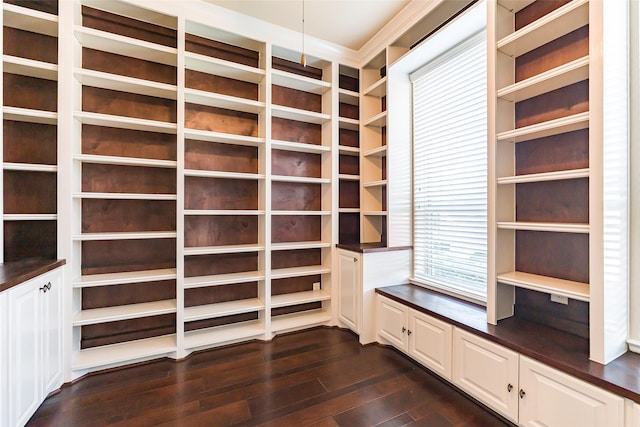 203 Gaillardia Ct, Pinehurst, TX 77362 - spacious closet featuring dark wood-style flooring