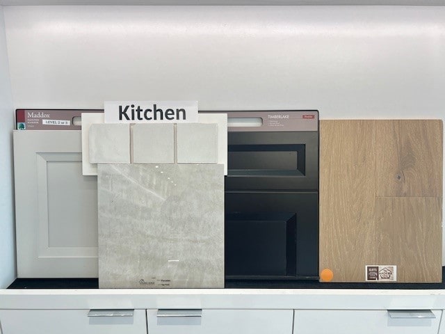 interior details with white cabinets