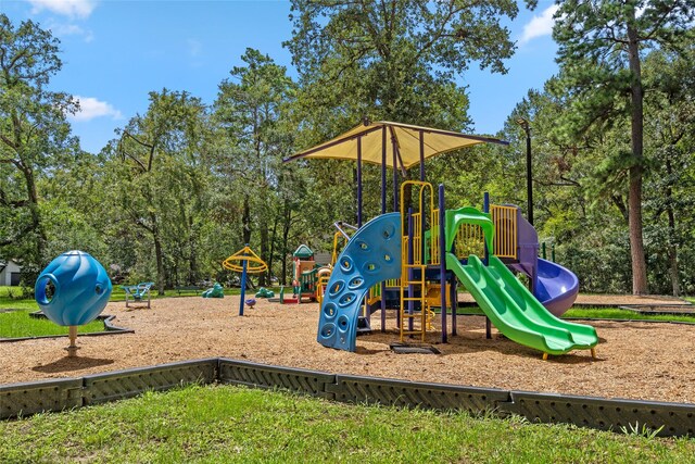 view of jungle gym