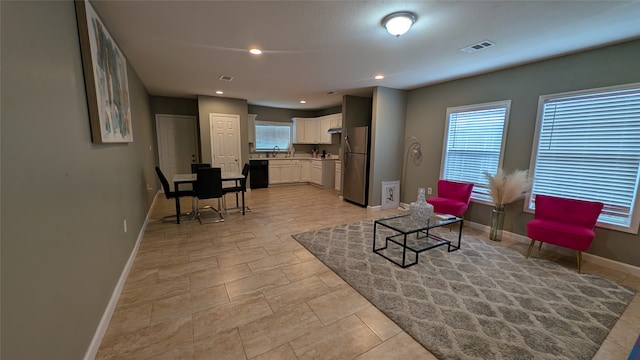 view of living room