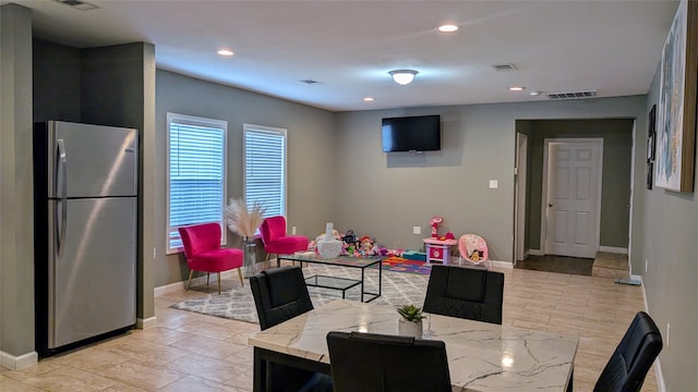 view of dining room