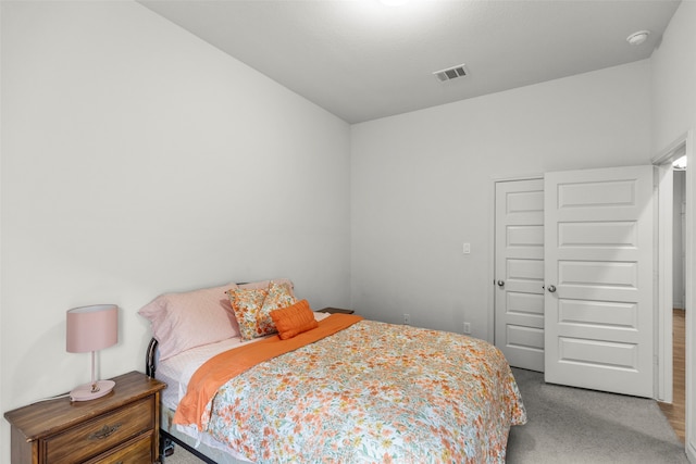 bedroom featuring carpet flooring