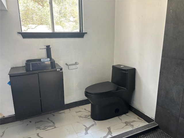 interior space featuring toilet