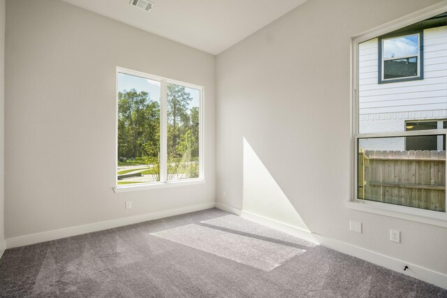 empty room featuring carpet