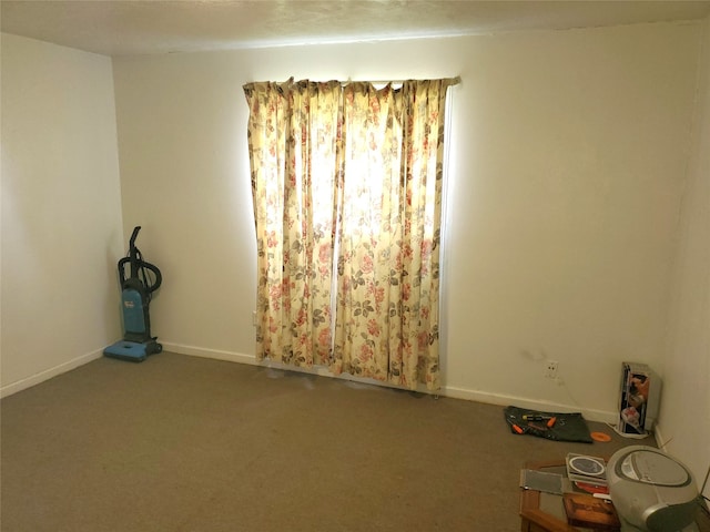 empty room featuring carpet