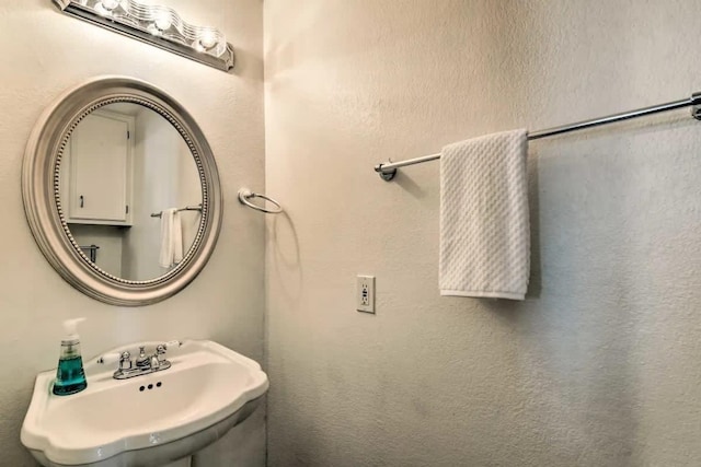 bathroom with a sink