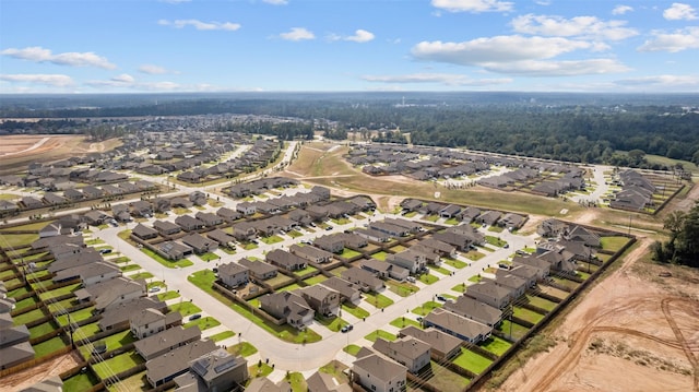 drone / aerial view featuring a residential view