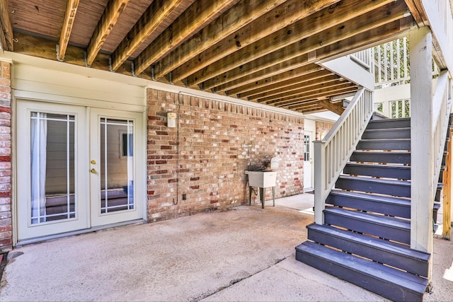 view of patio / terrace with french doors