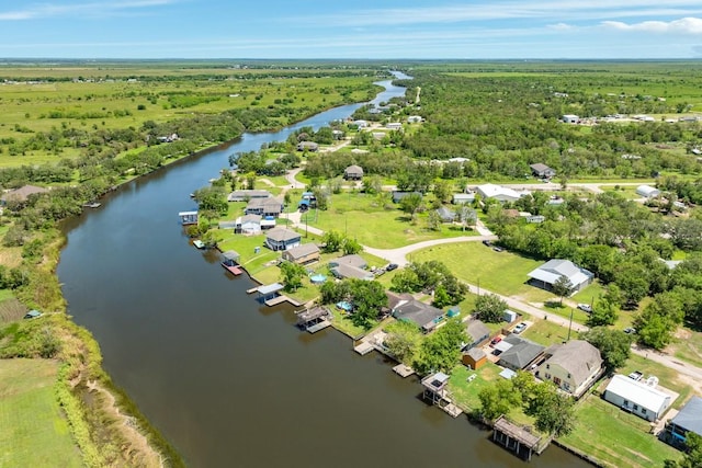 131 Bastrop Bayou Dr, Angleton, TX 77515 - aerial view with a water view