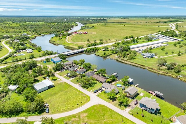 131 Bastrop Bayou Dr, Angleton, TX 77515 - aerial view featuring a water view