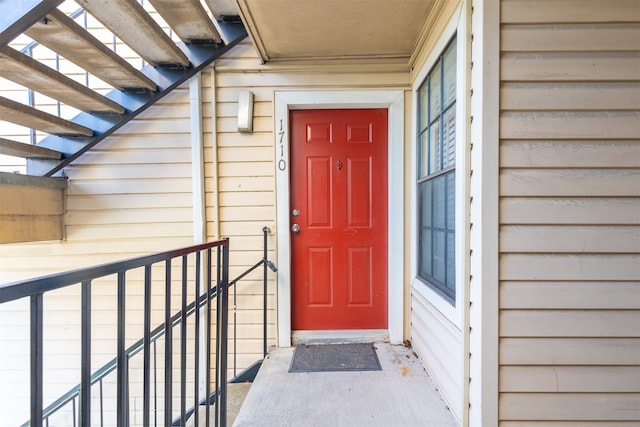 view of entrance to property