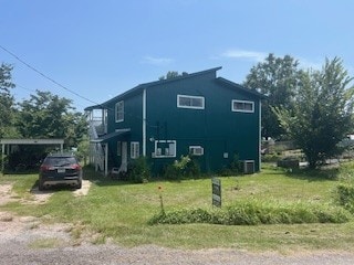 exterior space with central air condition unit