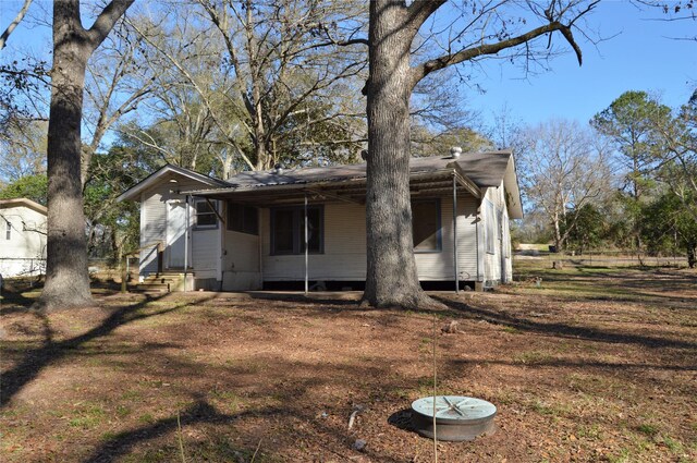 view of back of property