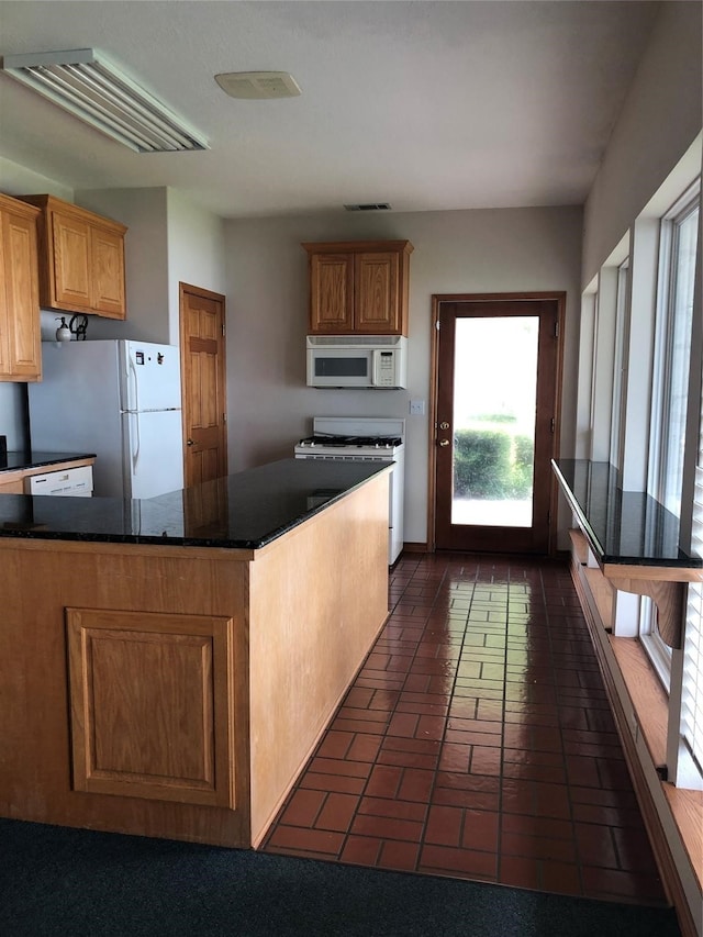 kitchen with white appliances