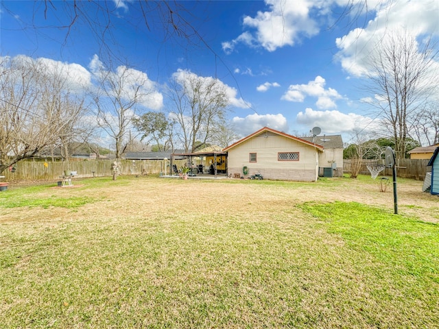 view of yard