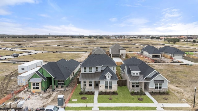 drone / aerial view featuring a residential view