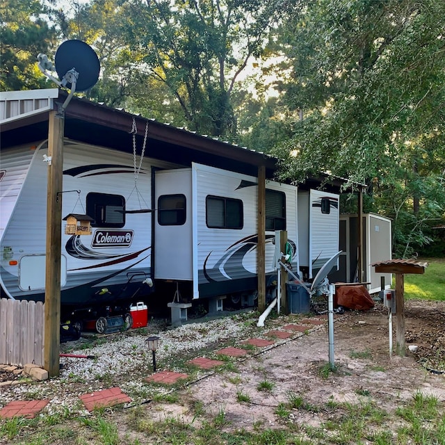 view of side of property