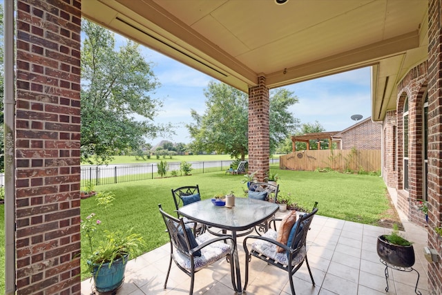 view of patio