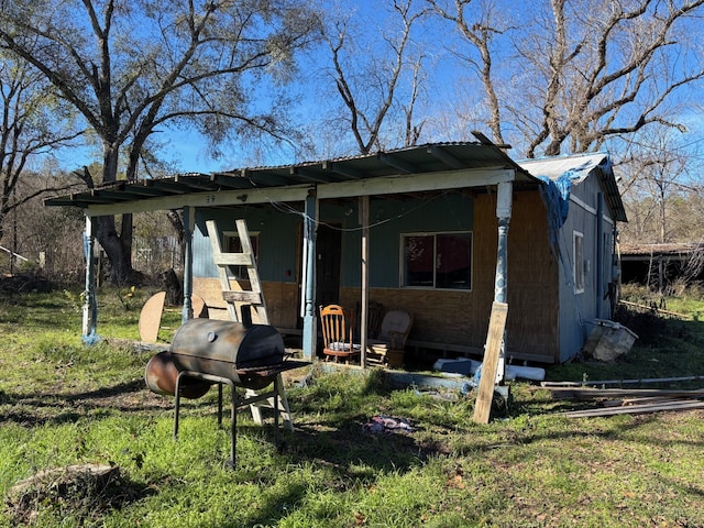 view of rear view of property