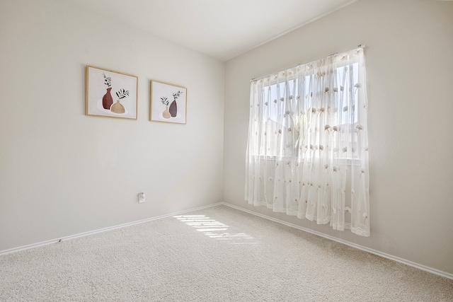 empty room with carpet floors