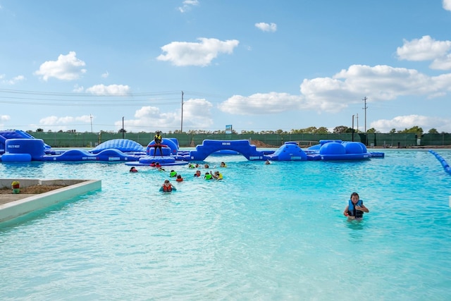 view of pool