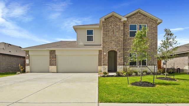 front of property with a front yard