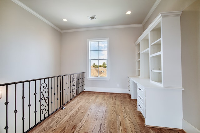 interior space featuring light hardwood / wood-style floors