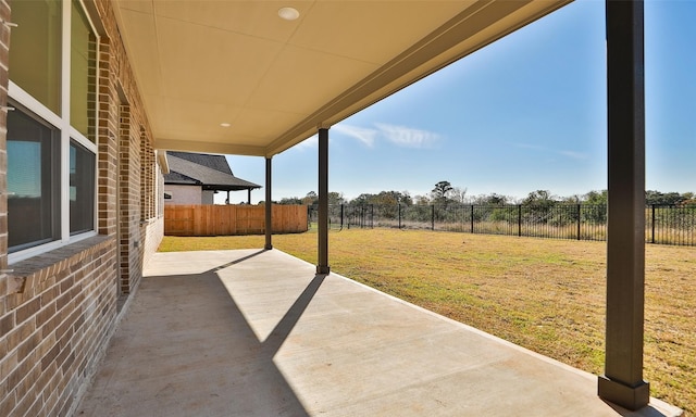 view of patio