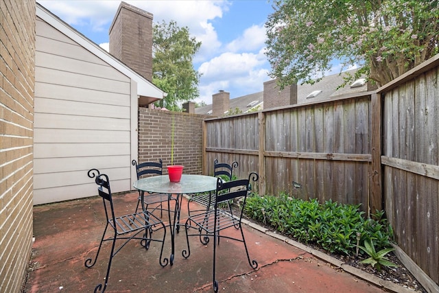 view of patio / terrace