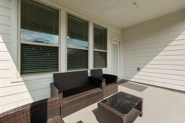 view of patio / terrace featuring covered porch