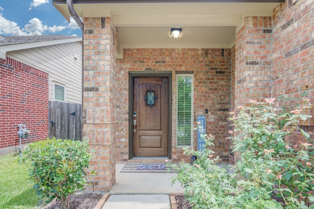 view of property entrance