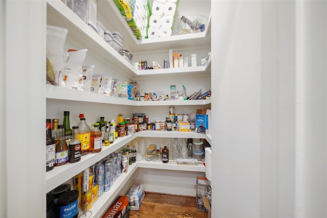 view of pantry