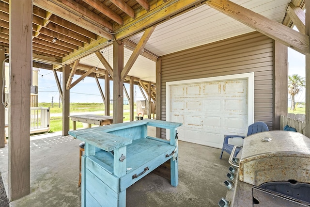 view of patio / terrace featuring area for grilling