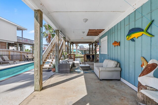 view of patio / terrace with outdoor lounge area