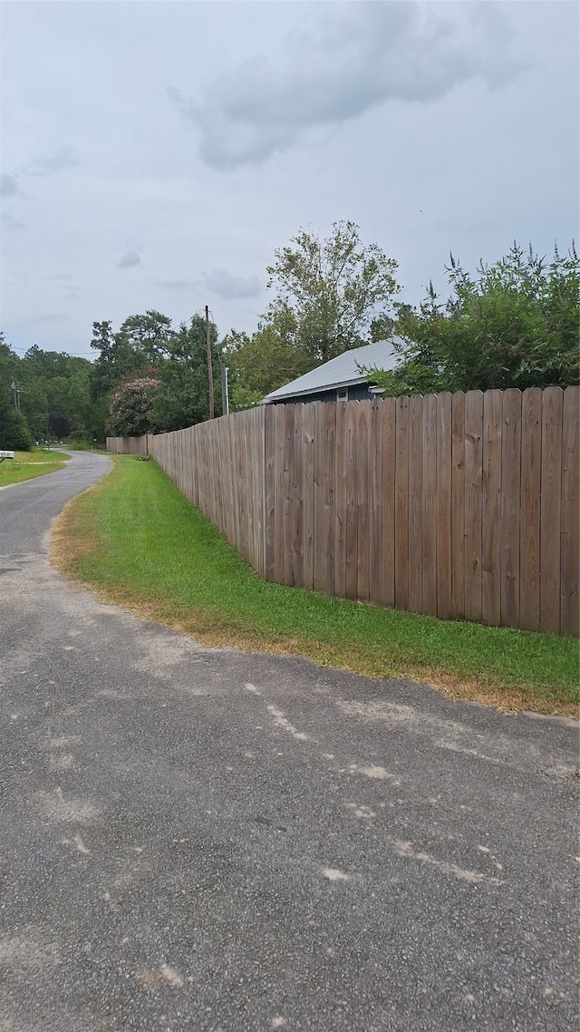 view of road