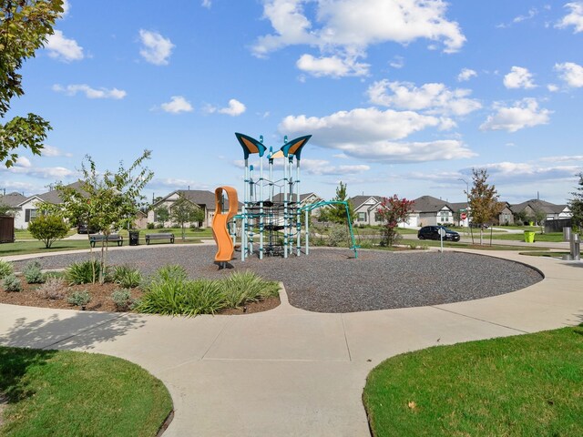 view of jungle gym