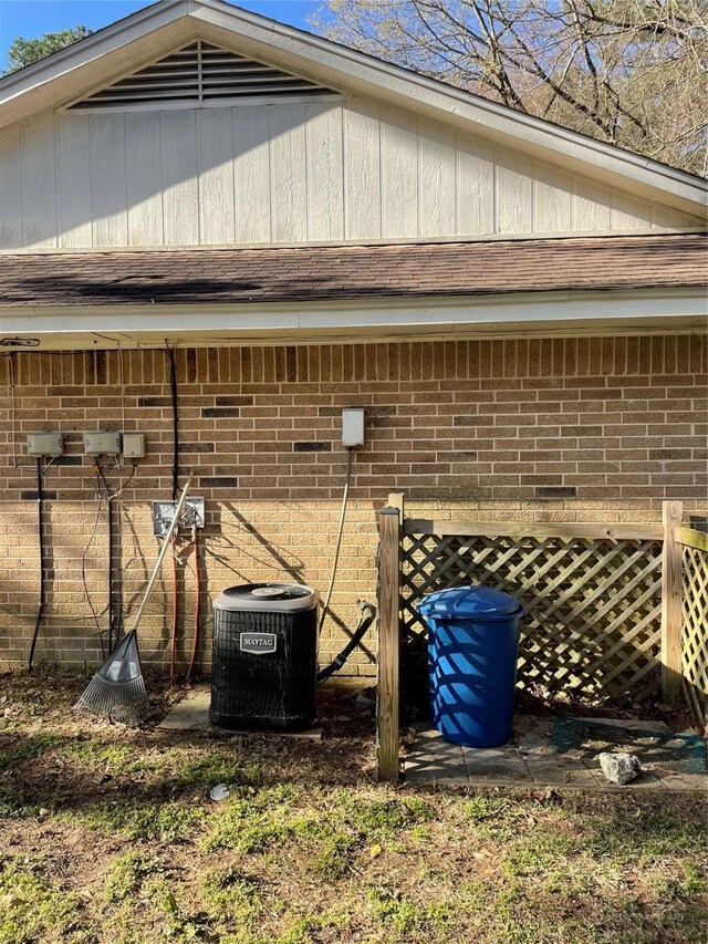 view of property exterior featuring cooling unit