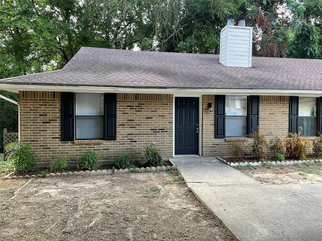 view of ranch-style home