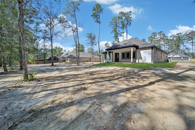 view of back of property