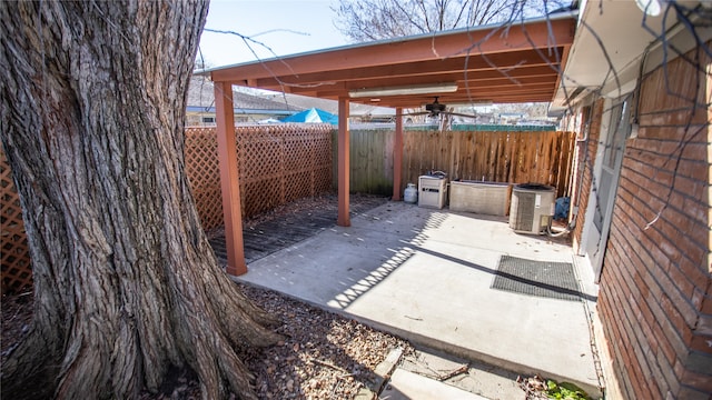 view of patio