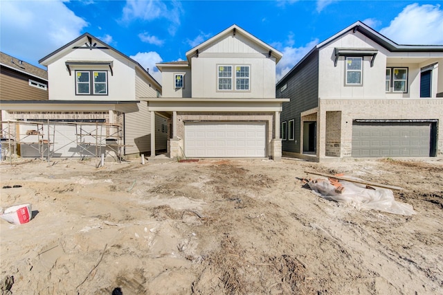 view of front of home with an attached garage