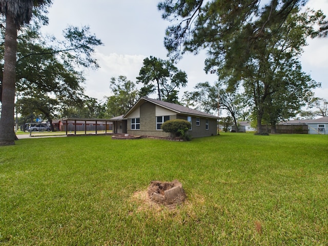 view of yard