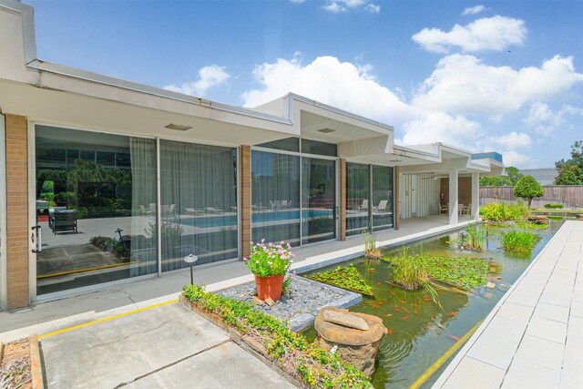 exterior space with a patio area